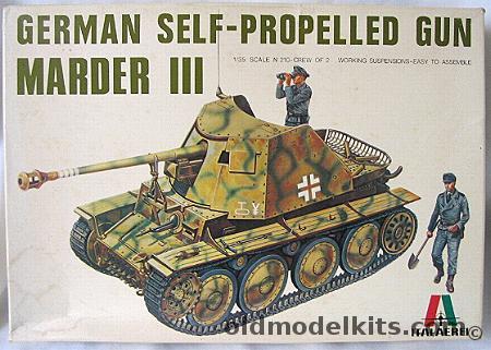 Italaerei 1/35 Marder III Self Propelled Gun, 210 plastic model kit